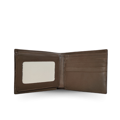 CROCODILE HORNBACK LEATHER SHORT BI-FOLD WALLET : CW22HKS1MX