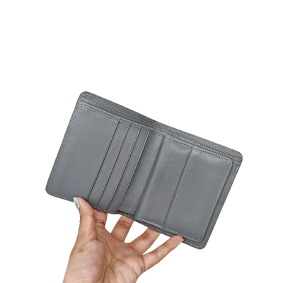 CROCODILE HORNBACK LEATHER SHORT BI-FOLD VERTICAL WALLET : CW22HKSHKMX CROCODILE HORNBACK LEATHER SHORT BI-FOLD VERTICAL WALLET : CW22HKSHKMX