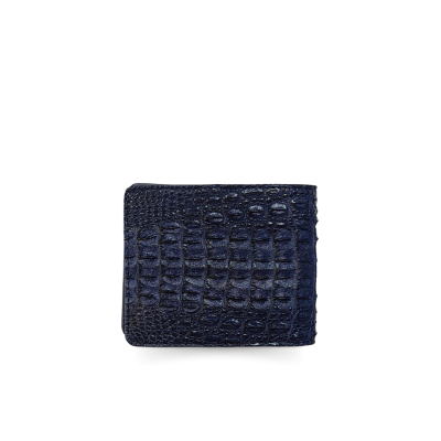 CW22H-S-TLAY : CROCODILE HORNBACK LEATHER SHORT BI-FOLD WALLET