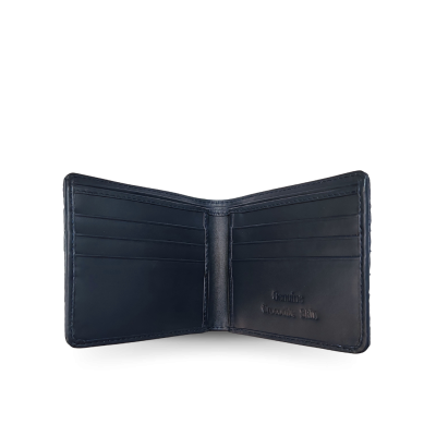 CW22H-S-TLAY : CROCODILE HORNBACK LEATHER SHORT BI-FOLD WALLET