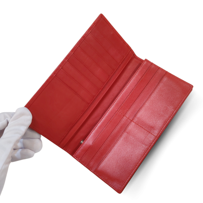 CROCODILE BELLY LEATHER LONG BI-FOLD WALLET : CW22SMY