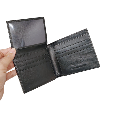 CROCODILE BELLY LEATHER SHORT BI-FOLD WALLET : CW22SSCLFY