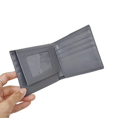 CROCODILE BELLY LEATHER SHORT BI-FOLD WALLET : CW22SSCLFY