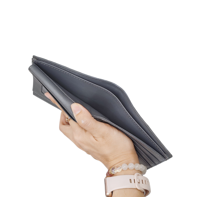 CROCODILE BELLY LEATHER SHORT BI-FOLD WALLET : CW22SSCLFY