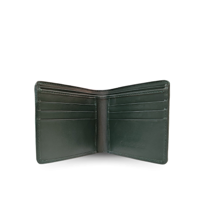 CROCODILE BELLY LEATHER SHORT BI-FOLD WALLET : CW22SSTLAY