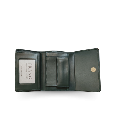CW33S-S-AY : CROCODILE BELLY LEATHER SHORT TRI-FOLD WALLET