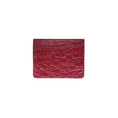 CROCODILE LEATHER CARD HOLDER : CACNC029Y