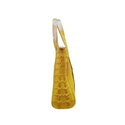 CROCODILE HORNBACK LEATHER HANDBAG : CLB0209HT