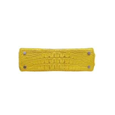 CROCODILE HORNBACK LEATHER HANDBAG : CLB0209HT