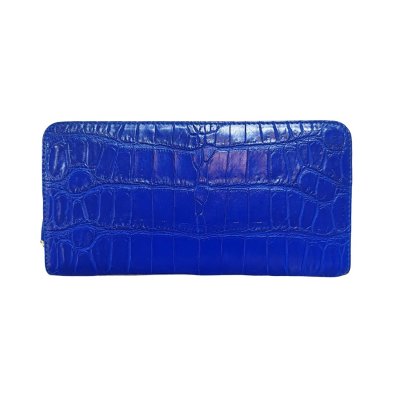 Crocodile Belly Leather Long Medium Zipped Wallet : CW01SLขอบSR