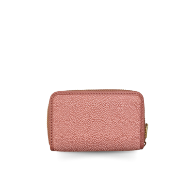 SACCB-001PW | GENUINE STINGRAY LEATHER MINI ZIP WALLET