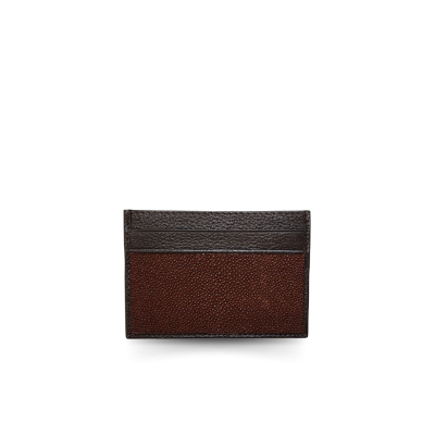 STINGRAY LEATHER CARD HOLDER : SACNC002MN