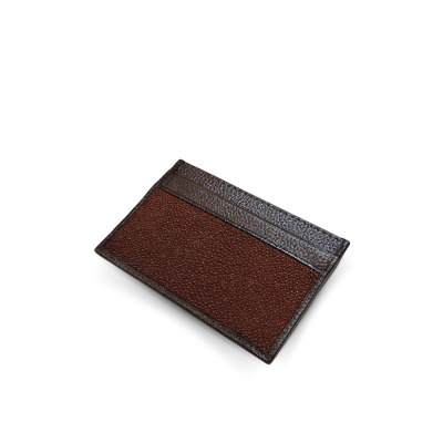 STINGRAY LEATHER CARD HOLDER : SACNC002MN