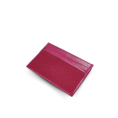STINGRAY LEATHER CARD HOLDER : SACNC002MN