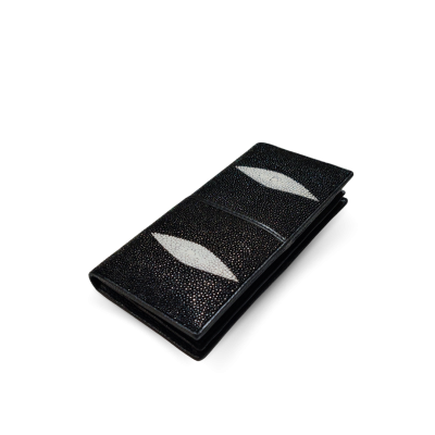 SW22-M-2MN : STINGRAY LEATHER LONG BI-FOLD WALLET