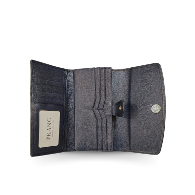 SW33-M-MN | STINGRAY LEATHER LONG TRI-FOLD WALLET