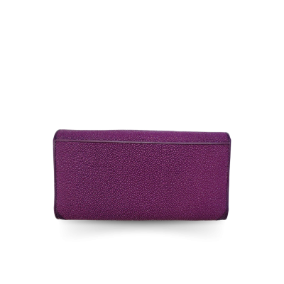 SW33-M-MN | STINGRAY LEATHER LONG TRI-FOLD WALLET