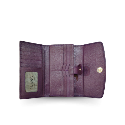 SW33-M-MN | STINGRAY LEATHER LONG TRI-FOLD WALLET