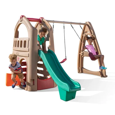 Step2 Naturally Playful Playhouse Climber and Swing Extension กระดานลื่น+ชิงช้า 2 ที่นั่ง