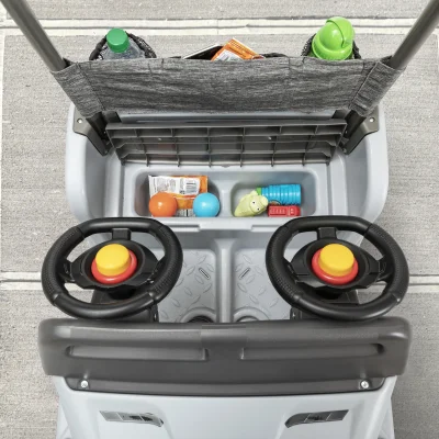 Step2 Side-By-Side Push Around SUV รถคู่แฝด - สีเทา Step2 Side-By-Side Push Around SUV รถคู่แฝด - สีเทา