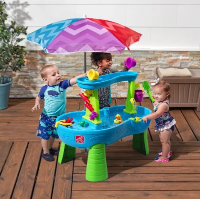 Step2 Rain Showers Splash Pond Water Table with Umbrella