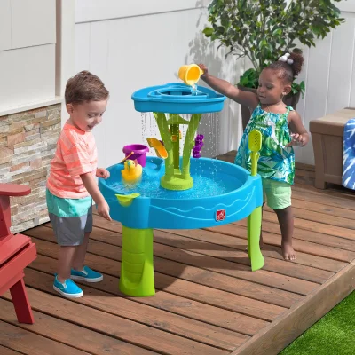 Step2 Summer Showers Splash Tower Water Table โต๊ะเล่นน้ำหอคอย Step2 Summer Showers Splash Tower Water Table โต๊ะเล่นน้ำหอคอย