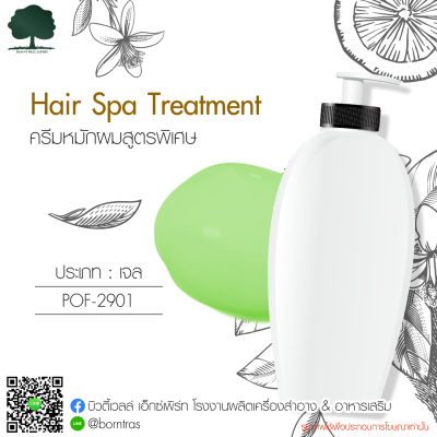 รับผลิตครีม สร้างแบรนด์ ครีมหมักผม สูตรพิเศษ (Hair Spa Treatment) 1000 กรัม 1 ชิ้น