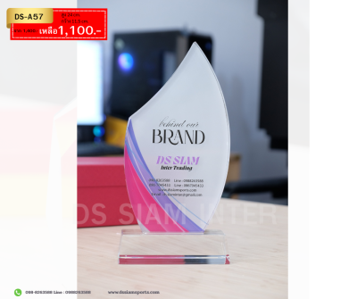 โล่รางวัลคริสตัล DS-A57