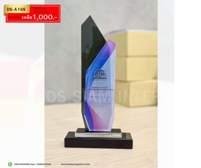 โล่รางวัลคริสตัล DS-A16S