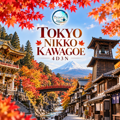 TOKYO – NIKKO – KAWAGOE AUTUMN PRIVATE TOUR 4D3N