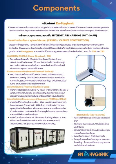 HYGIENIC AIR HARDING UNIT