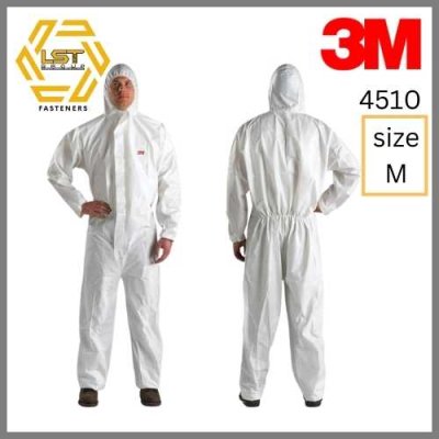 ชุด PPE Cover all 4510 size M ชุด PPE Cover all 4510 size M