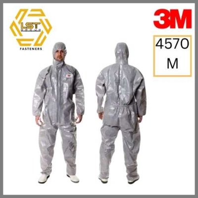 3M 4570 Coverall PPE ชุดป้องกันสารเคมี M