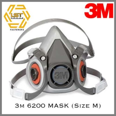 3M หน้ากากครึ่งหน้า 6200 size M 6000 series Half face mask respirator