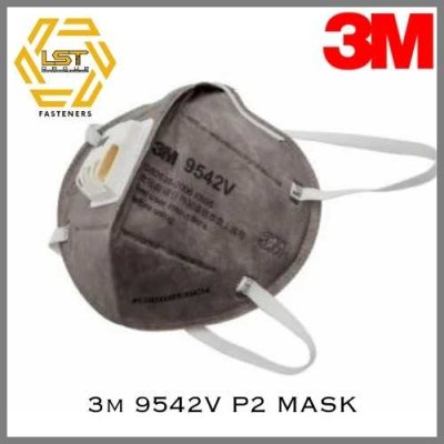 3M หน้ากาก 9542V กรองฝุ่น P2 N95 Respirator Mask มีวาล์วระบายอากาศ