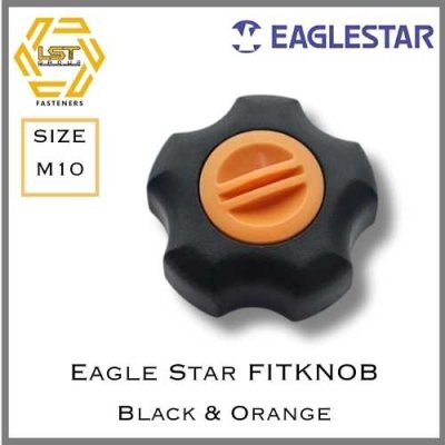 Eagle Star FIT KNOB สีดำฝาสีส้ม Black with Orange lit M10 Eagle Star FIT KNOB สีดำฝาสีส้ม Black with Orange lit M10