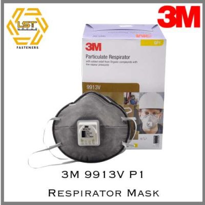 3M 9913V หน้ากากคาร์บอน ป้องกันฝุ่นและกลิ่น ระดับ P1 Respirator Mask