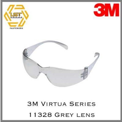 3M แว่นตานิรภัย แว่นเซฟตี้ 11328 Grey Lens Virtua Series Eyewear protection