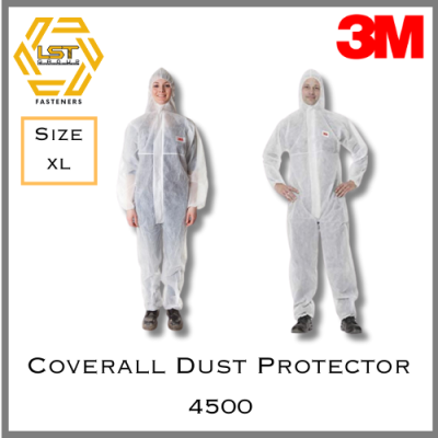 3M 4500 Coverall ชุดป้องกันฝุ่นและละอองสารเคมี size XL