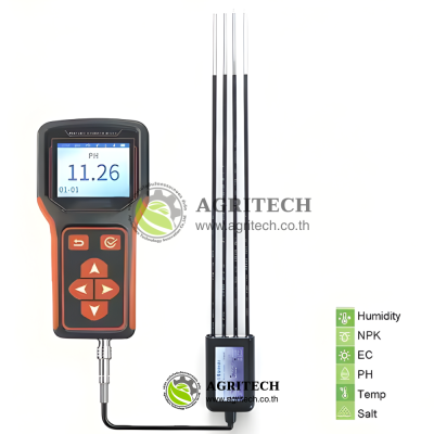 High Accuracy Soil Analyzer RS485 Soil 8 In 1 Soil Temperature Moisture