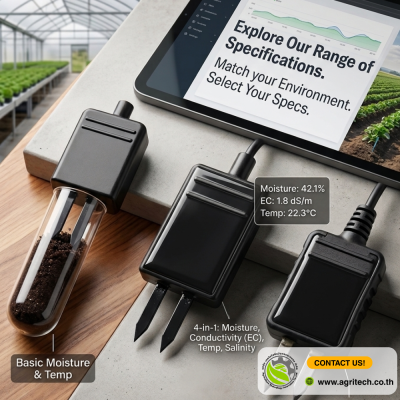 CE RS485 Output Small Size Fiberglass Short Probe Soil EC Sensor