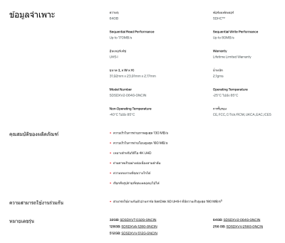 SanDisk Extreme SDXC UHS-I 64GB