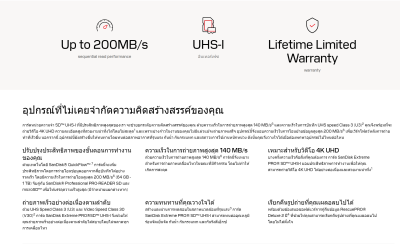 Sandisk SD Card Extreme Pro 64GB