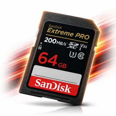 Sandisk SD Card Extreme Pro 64GB