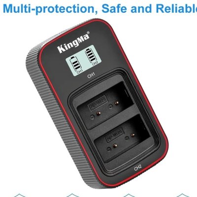 แท่นชาร์จ และ แบตเตอรี่ Kingma For Fujifilm NP-W235