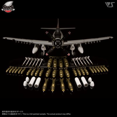 SWS 1/32 A-1H U.S.NAVY INCLUDES U.S. AIRCRAFT WEAPONS