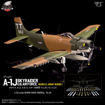 SWS 1/32 A-1J U.S.AIR FORCE INCLUDES U.S. AIRCRAFT WEAPONS SWS 1/32 A-1J U.S.AIR FORCE INCLUDES U.S. AIRCRAFT WEAPONS