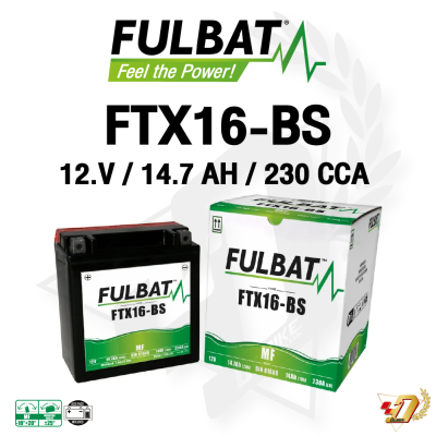 Battery FULBAT FTX16-BS