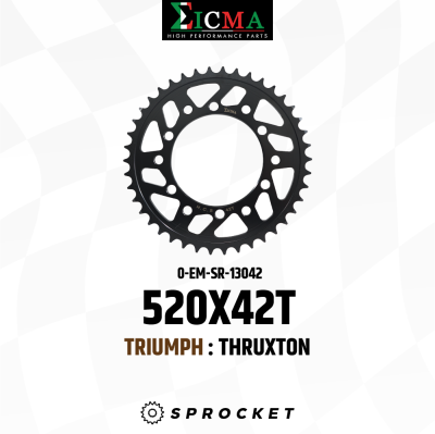 สเตอร์หลัง EICMA 520X42T สำหรับ TRIUMPH THRUXTON