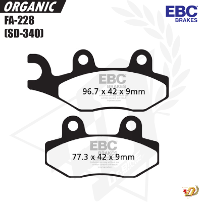 ผ้าเบรค EBC FA-228 สำหรับ TRIUMPH (R)